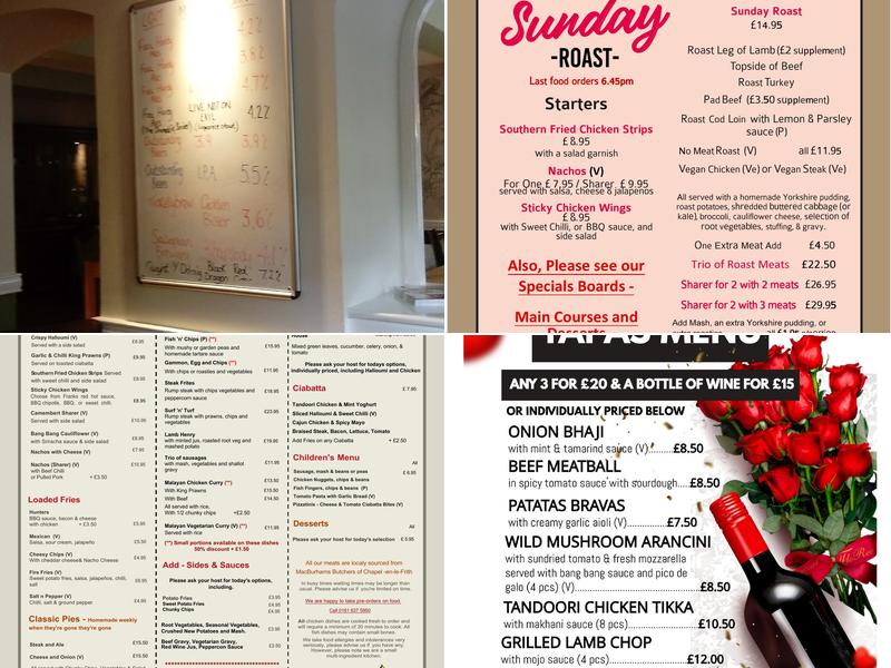 The Spring Gardens Beer Emporium and Eatery Menu