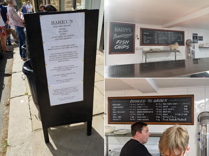 Harry's Traditional Fish and Chips Menu