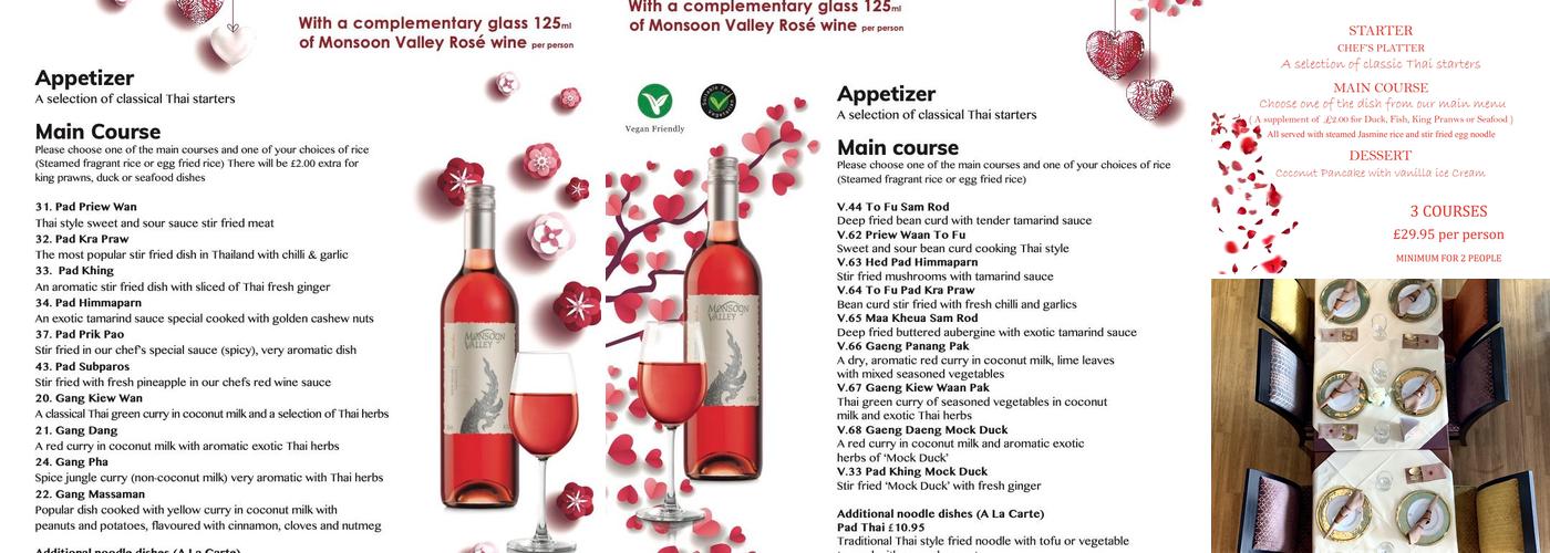 Thailand No.1 Matlock Menu