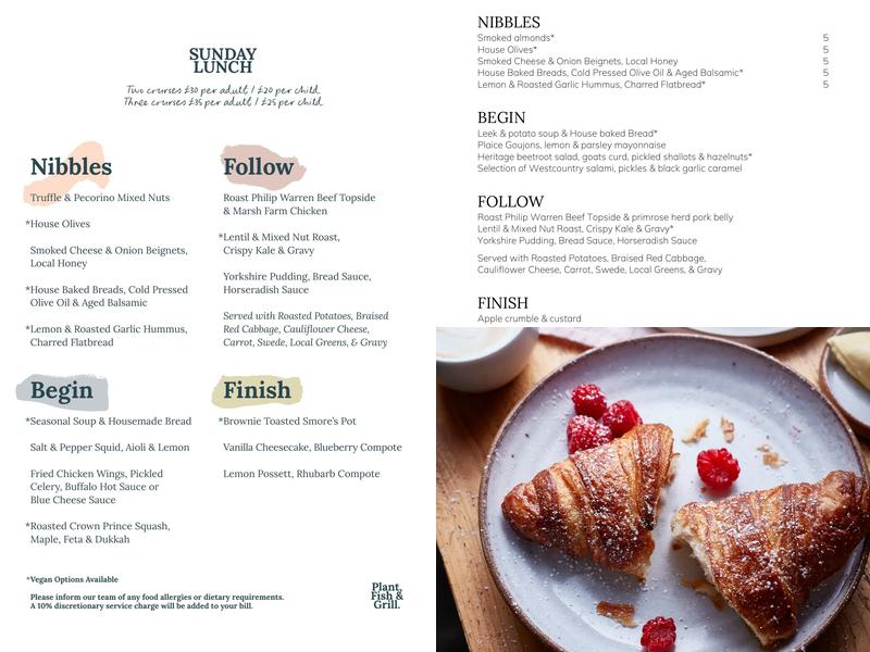 Wild Cafe Menu
