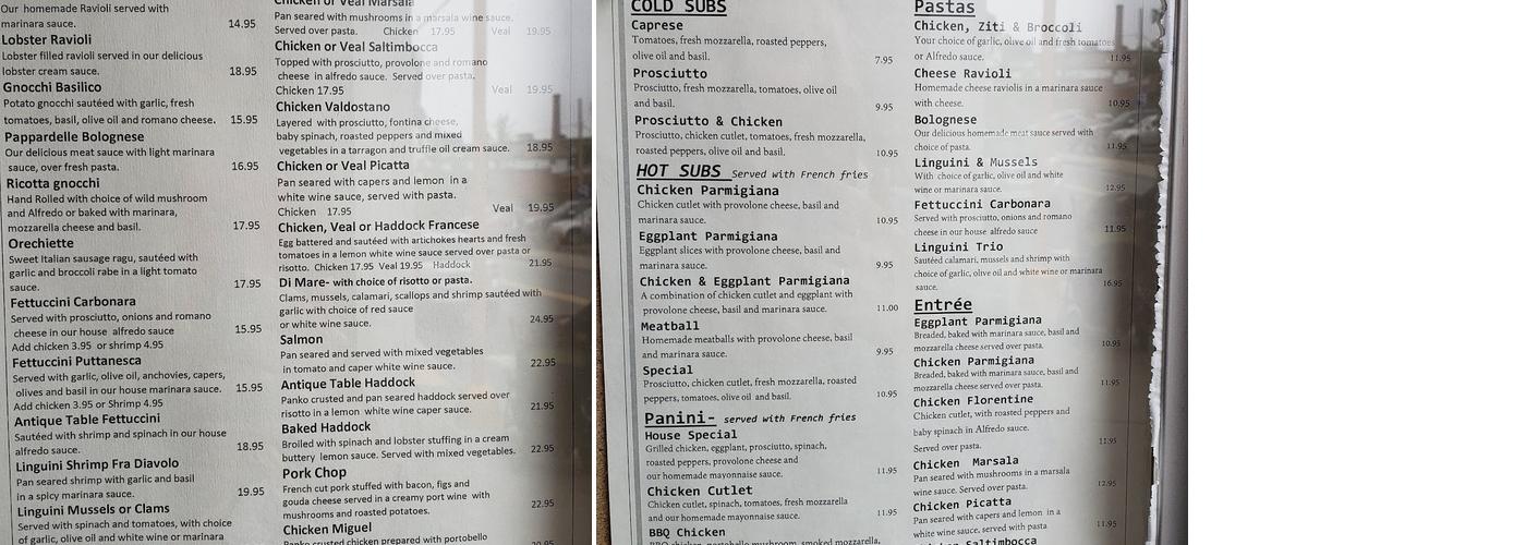 Dunkin' Menu