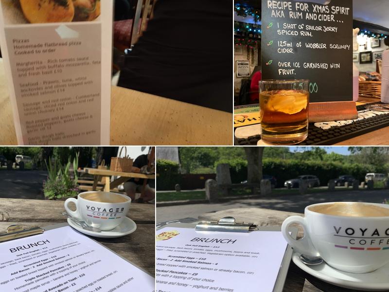 Royal Oak Inn, Meavy Menu