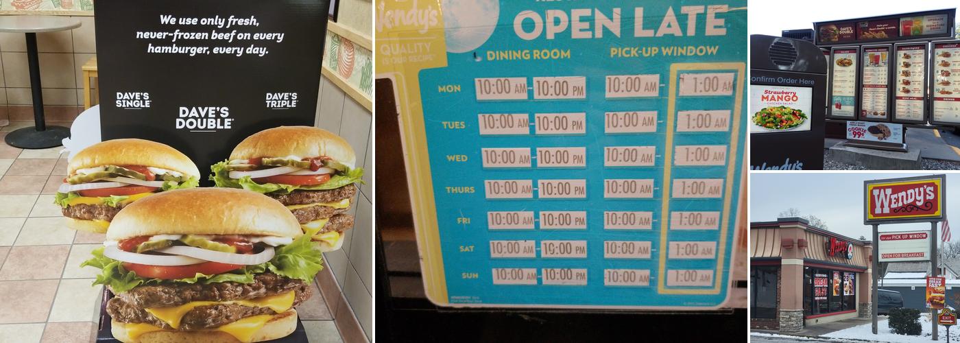Wendy's Menu