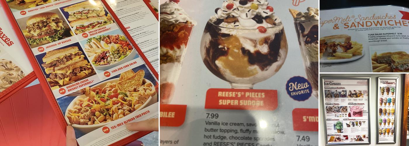 Friendly's Menu