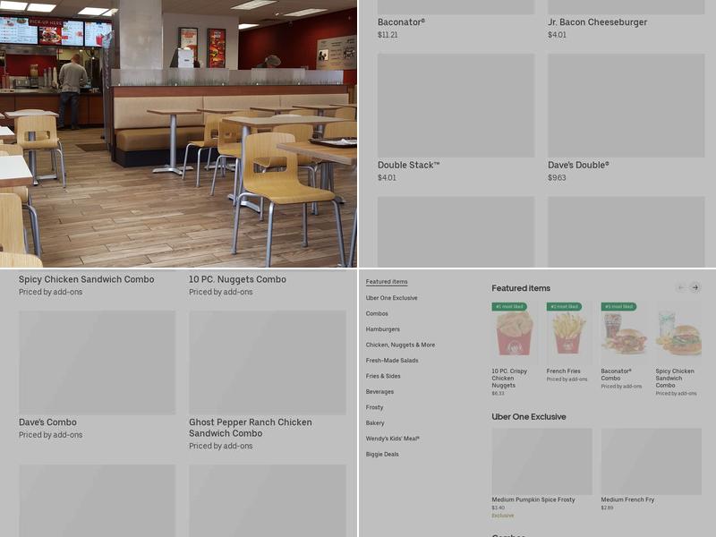 Wendy's Menu