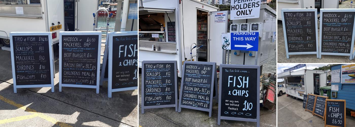 The fish Grill & More Menu