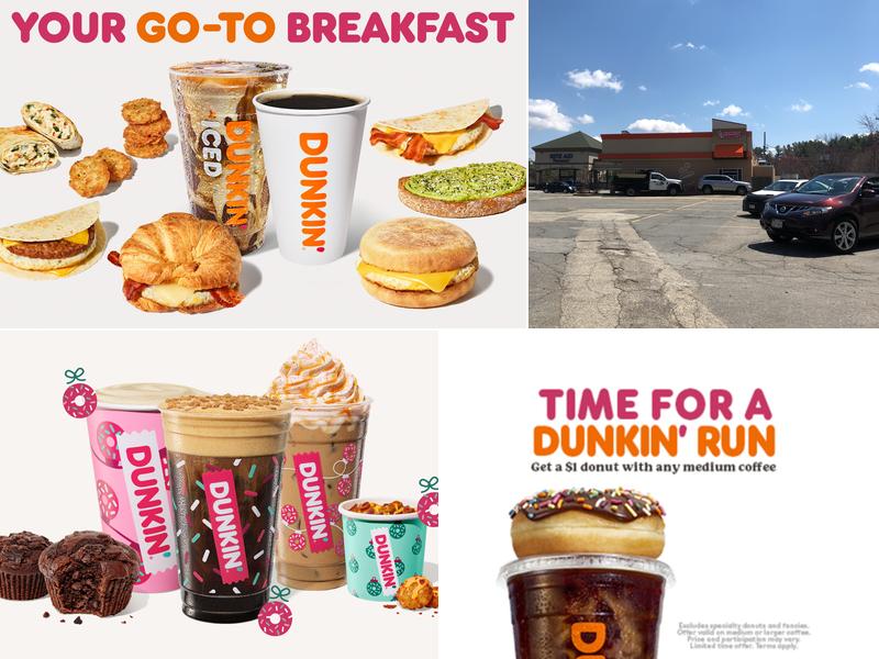 Dunkin' In Mobil Gas Station, 1175 Main St, Holden