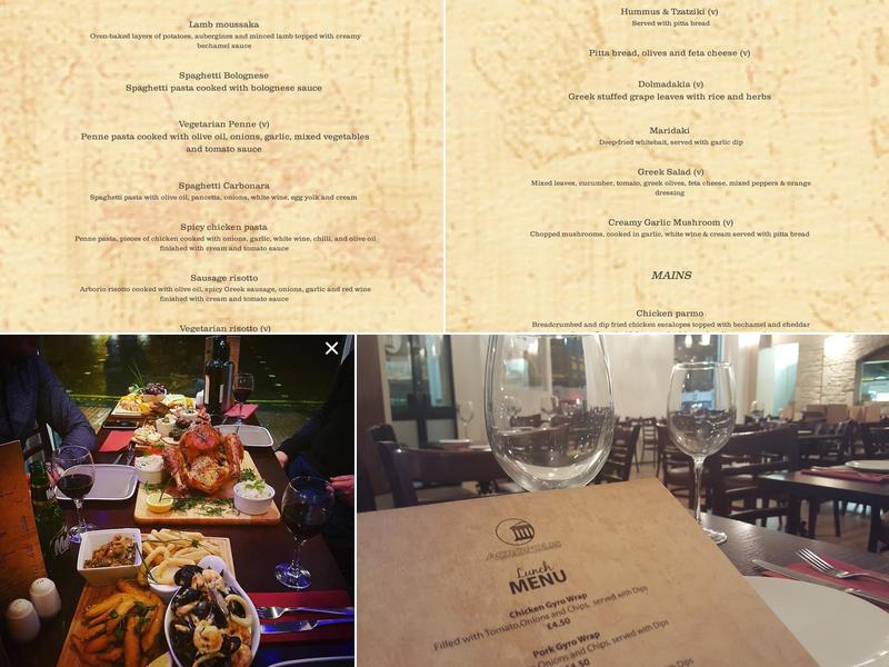 Acropolis Greek Taverna Menu