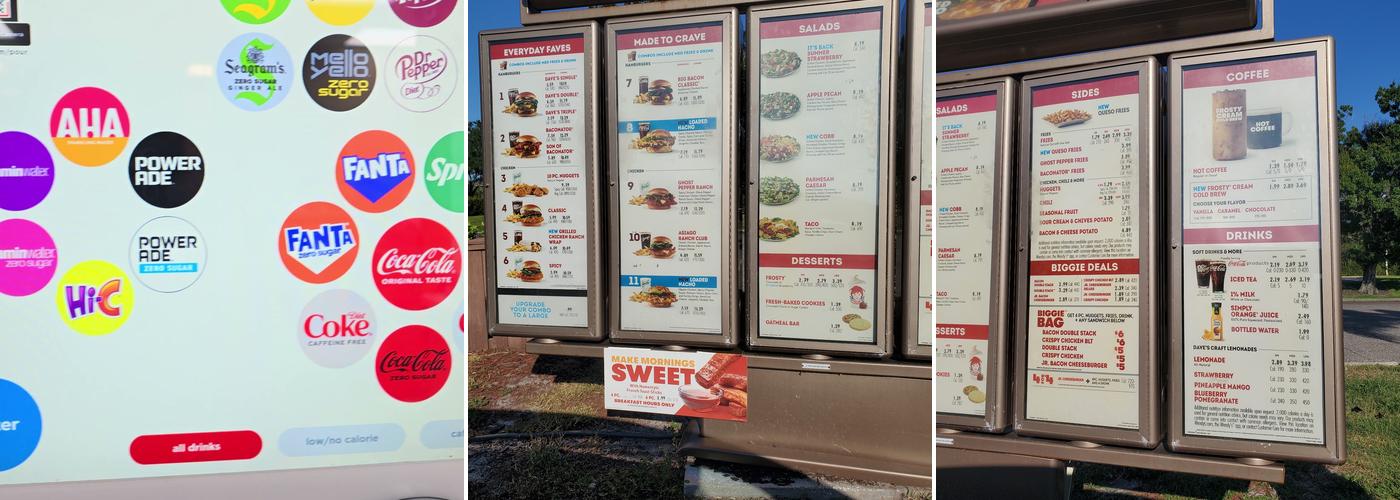 Wendy's Menu