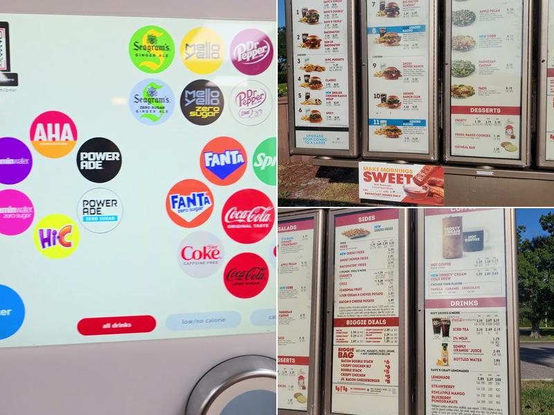 Wendy's Menu