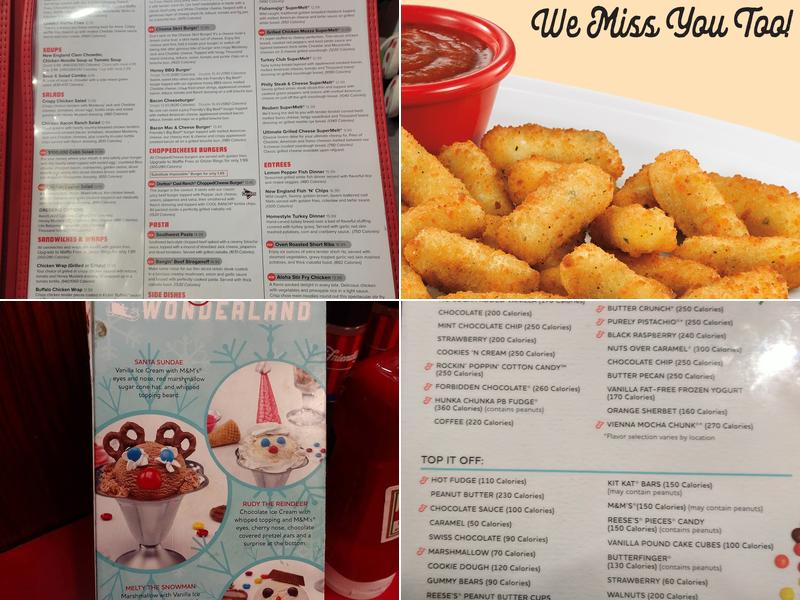 Friendly's Menu