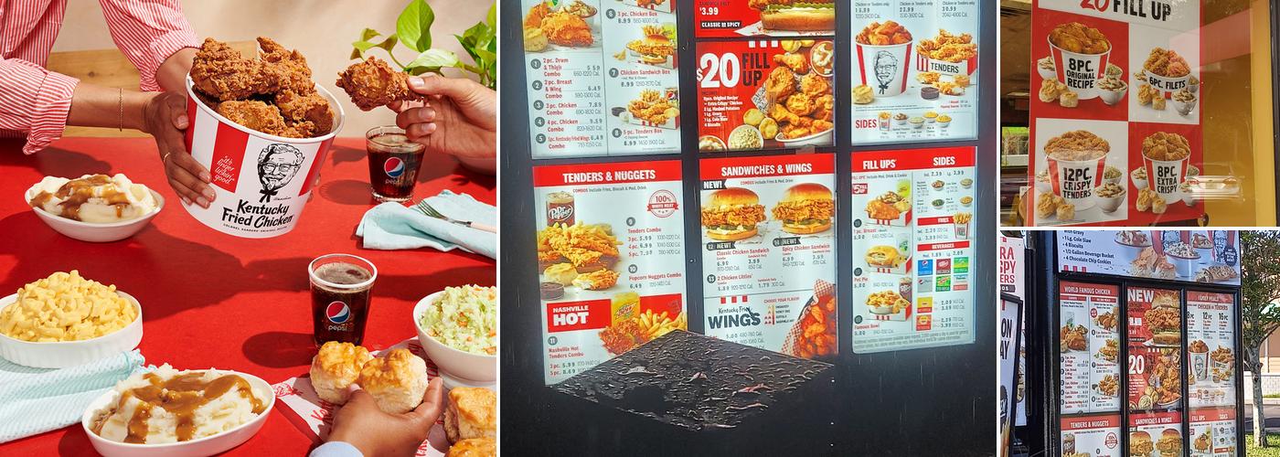 KFC Menu