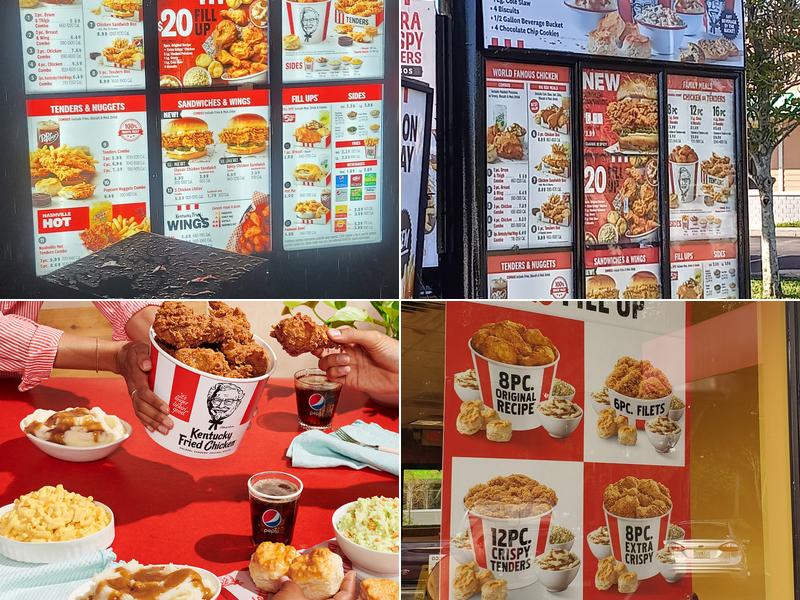 KFC Menu