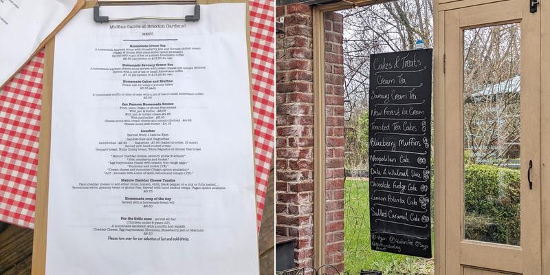 Muffins Galore at Braxton Gardens Menu