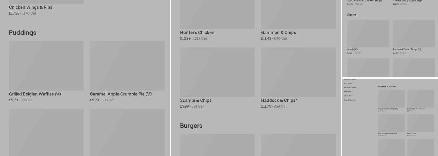 The Nut And Squirrel Menu