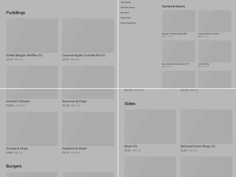 The Nut And Squirrel Menu