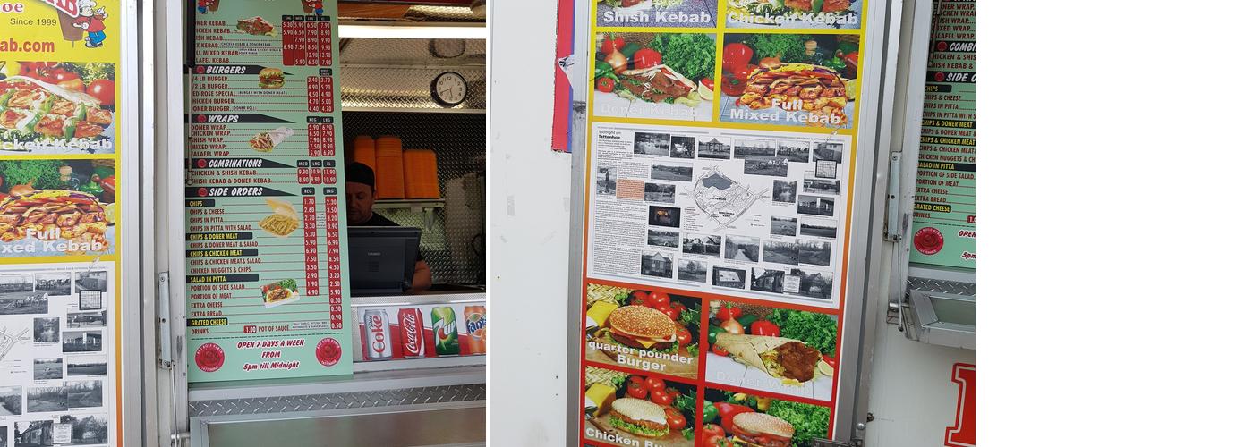 Red Rose Kebab Menu