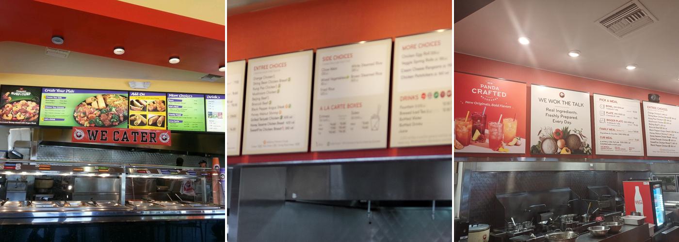 Panda Express Menu