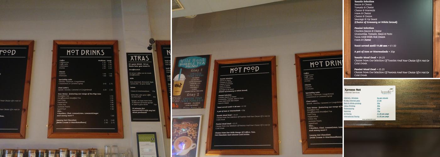 XpressoNet Menu