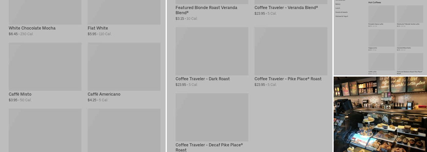 Starbucks Menu