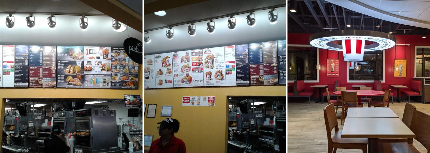 KFC Menu