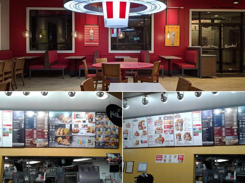 KFC Menu