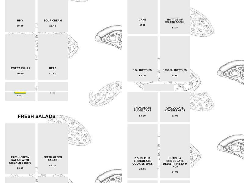 Papa Luigi Dial-A-Pizza Menu