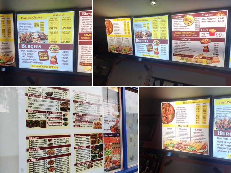 Royal Grill & Sweets Menu