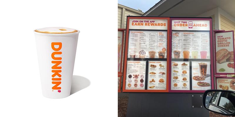 Dunkin' Menu