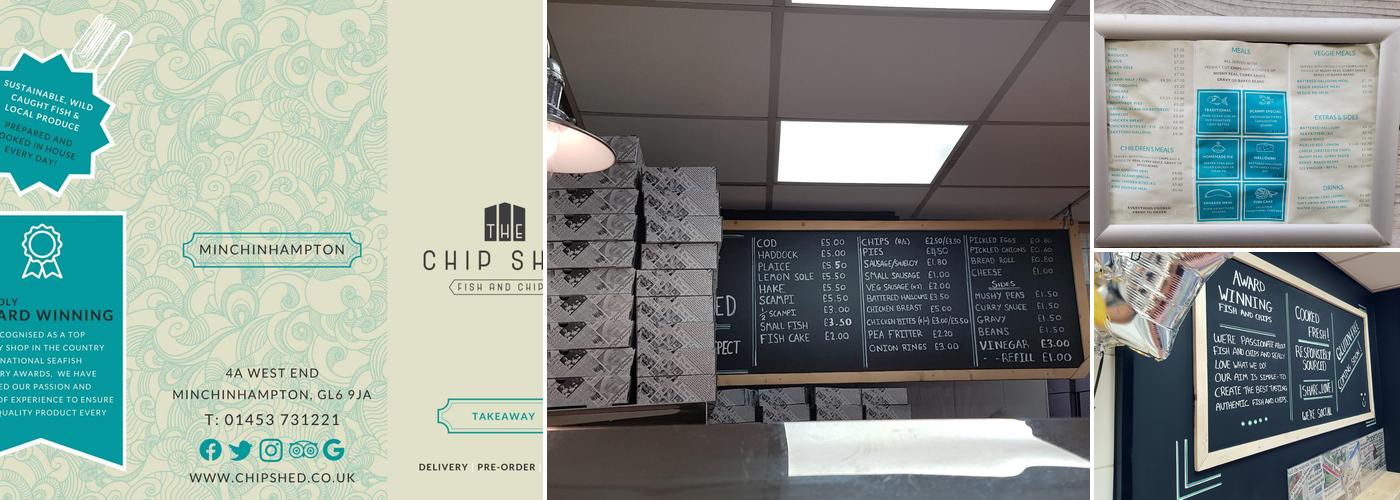 The Chip Shed - Minchinhampton Menu