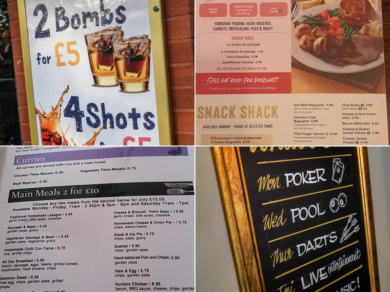 The William Mitchell Menu