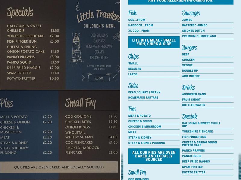 Westgate Fish & Chips Menu