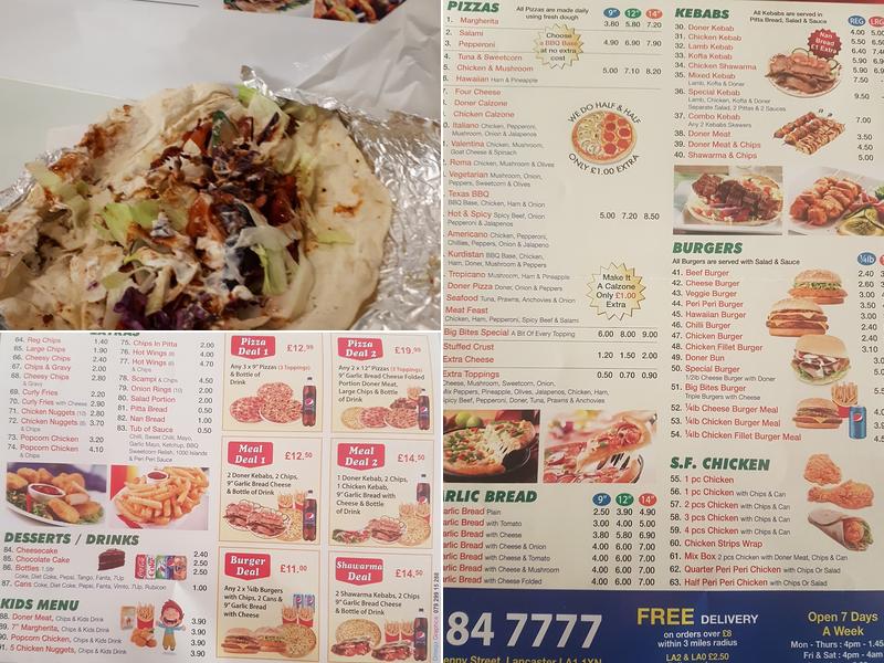 Big Tasty Bites Menu