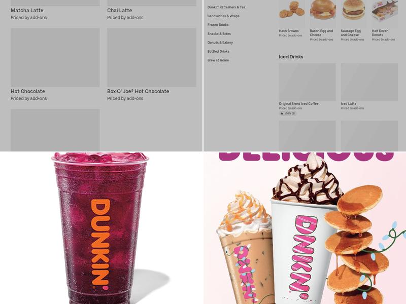 Dunkin' Menu