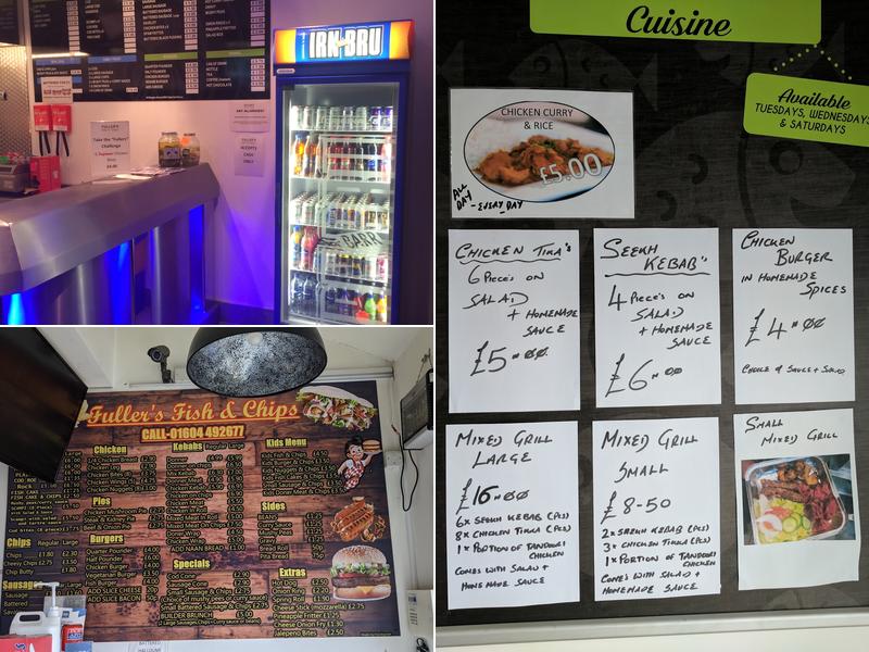 Fullers Fish and Chips Menu