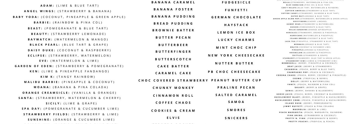 Herbalife Gator Nutrition Menu