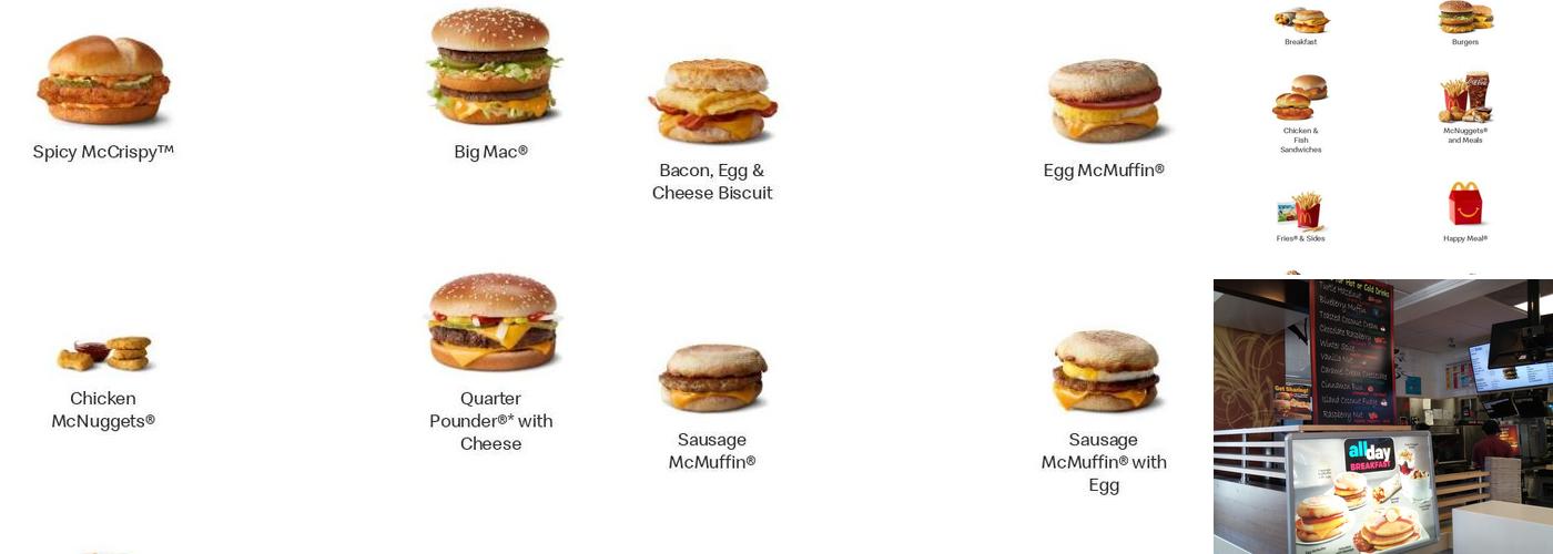McDonald's Menu