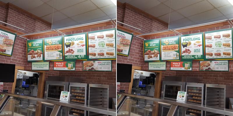 Subway Menu