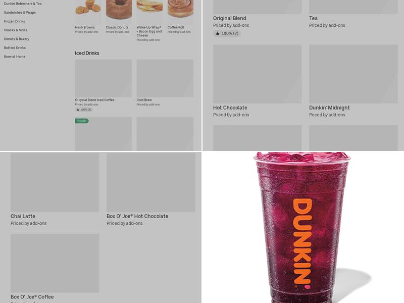 Dunkin' Menu