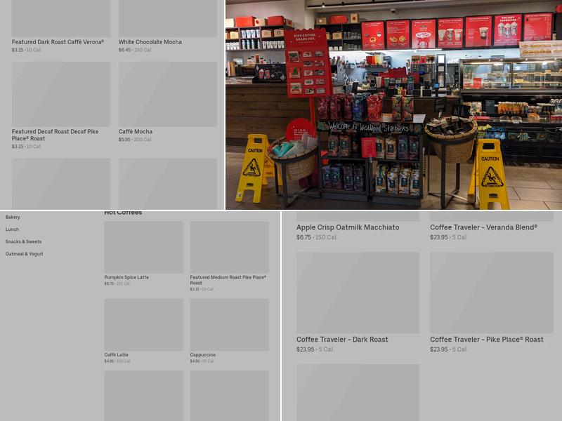Starbucks Menu