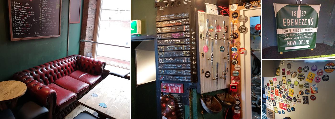 Ebenezer's Nantwich Menu