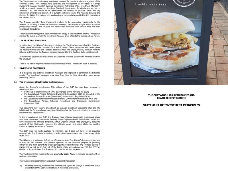 Chatwins - The Square Menu