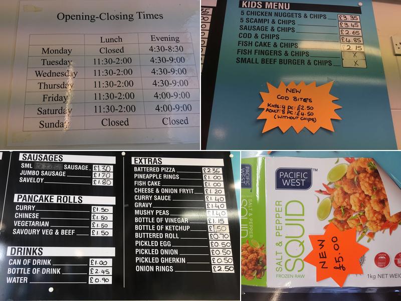 Has Bond's & Son Menu