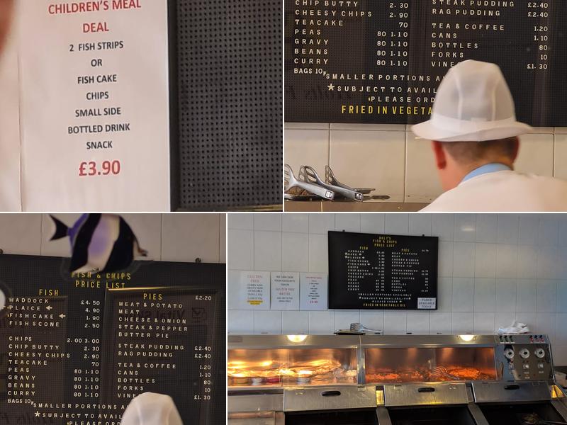 Holt's Fish & Chips Menu