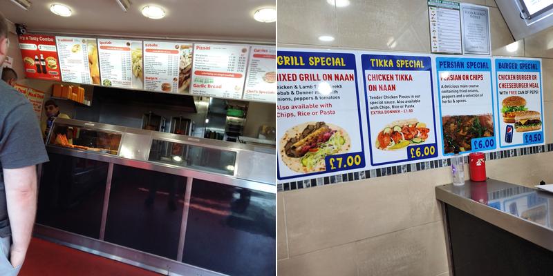 The Plaice On Hill Chip Shop Menu