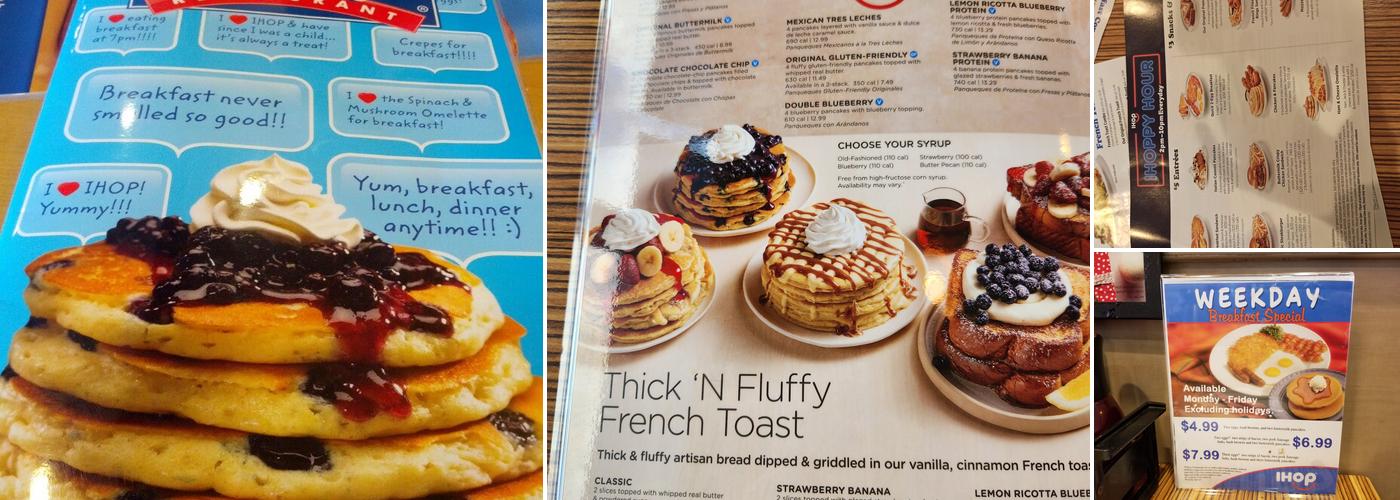 IHOP Menu