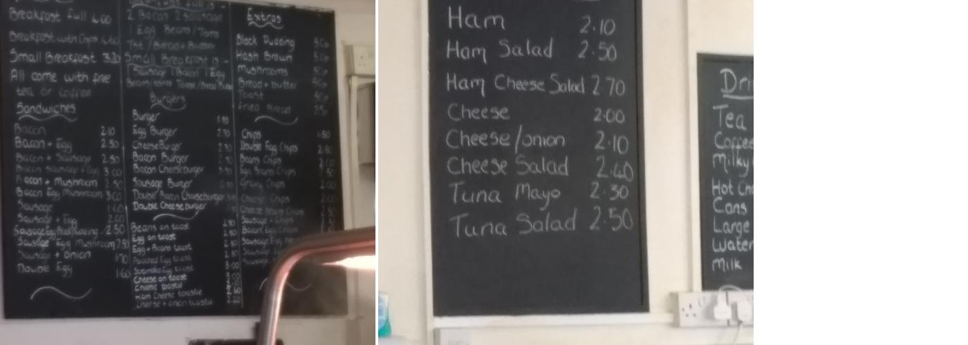 Polo Grounds Diner Menu