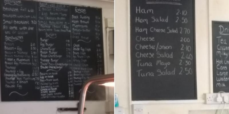 Polo Grounds Diner Menu