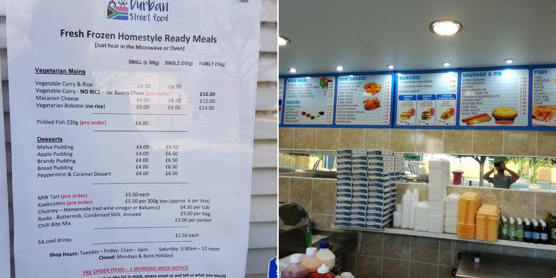 New Malden Fish Bar Menu