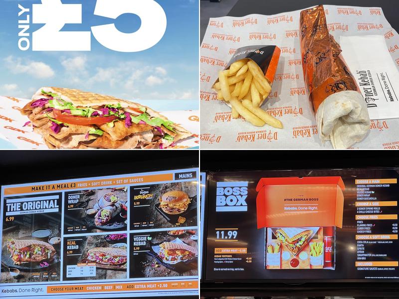 German Doner Kebab Menu